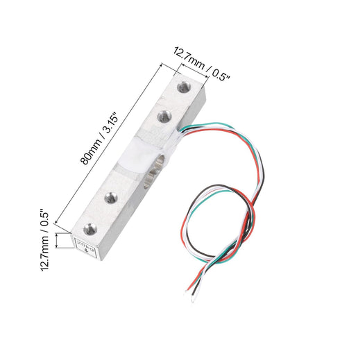 MECCANIXITY Digital Load Cell Weight Sensor, 20KG + HX711 Module for DIY Portable Kitchen Scale