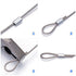 200PCS 1/16" Aluminum Crimping Loop Sleeve, Cable Ferrule Wire Rope Sleeves