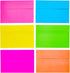 Paper Junkie 112 Pack Bright Neon Colored Envelopes with Self-Adhesive, Bulk Set for 4x6 Invitations, Greeting Cards