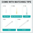 JOANLAB Micropipette - 2-10ml Manual Adjustable Single Channel Pipettes - High Accurate Lab Pipettors with Tips