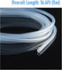 Silicone Tubing 2.4 x 5.6mm/0.09" x 0.22"(IDxOD) 16.4Ft Length Flexible Transparent Tube for Pump Transfer