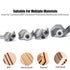 6pcs Set,1/4" 1/8",3/16",5/16",3/8",7/16", 1/2",Cove Cove Router Bit Shank,Radius and Edging Cutter for Wood Edge