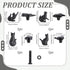 4Pcs Closet 1.4x2.3x1in AHANDMAKER Vintage Cat Drawer Pull Knobs Black Iron Cabinet Door Handles for Kitchen Cupboard