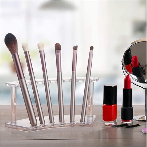 TOMYEUS Set 4 6-Slots Pen Stand Pen Holder Display Stand Nail Makeup Art Brush Organizer Holder for Homes Pen Organizer
