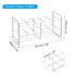 PATIKIL 10 Holes Tube Rack, 31mm Square Hole 304 Stainless Steel 3 Layer Tube Holder Stand with Handle Suitable for 31mm Dia Tube for Lab Scientific Experiments