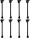 YOKIVE 8 Pcs Folding Table Legs, Foldable Carrying Anti-Skid Table Legs, Great