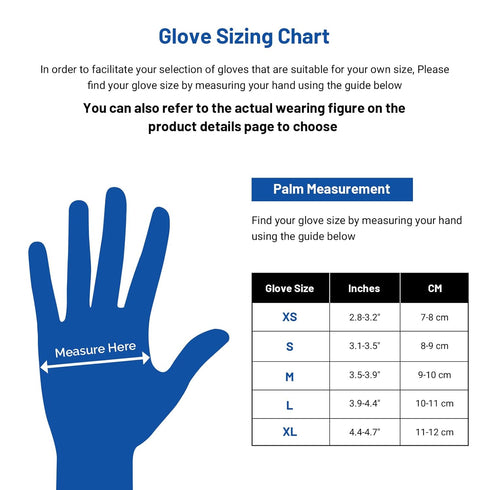 JMU Large Nitrile Gloves, 200 Count, Black Disposable Gloves, 3.5 Mil, Latex Free, Powder Free