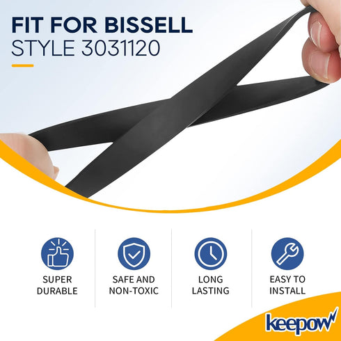 KEEPOW Style 7/9/10 P/N 3031120 Replacement Belt for Bissell Powerforce Helix Powerlifter Cleanview Swivel Rewind Pet