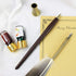 GIFTS Calligraphy Pen Set, 12-Piece Kit, 5 Nib & 5 Ink Set, Antique Dip Feather Pen Set (Wood + Feather)