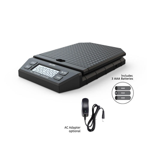 Digital Postal Table Scale, 66LB*1g, Net Weight Counting Weighing with AC Adapter or Battery, LCD Screen
