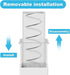 Durable Plastic Wall Mounted Replacement Towel BAR 24" Rod with Spring Loaded Ends