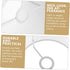 2 Pack ARTIBETTER Drum Lamp Shades for Table Desk Floor Lamps Replacement Lampshades Replacement Chinese Decorative