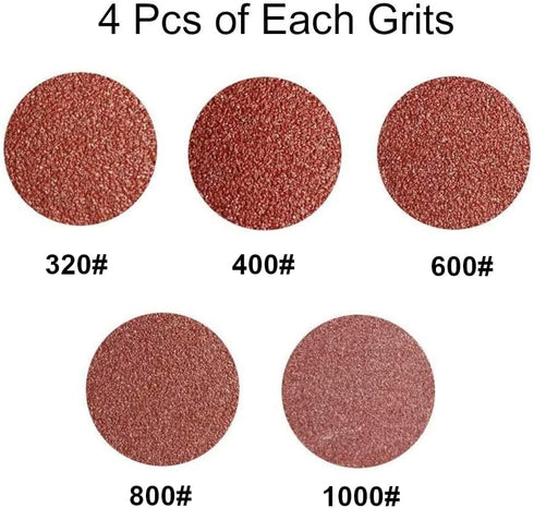 1/2 inch x 18 inch Sanding Belts - 20 Pack Fine Grits for Woodworking, Metal Polishing