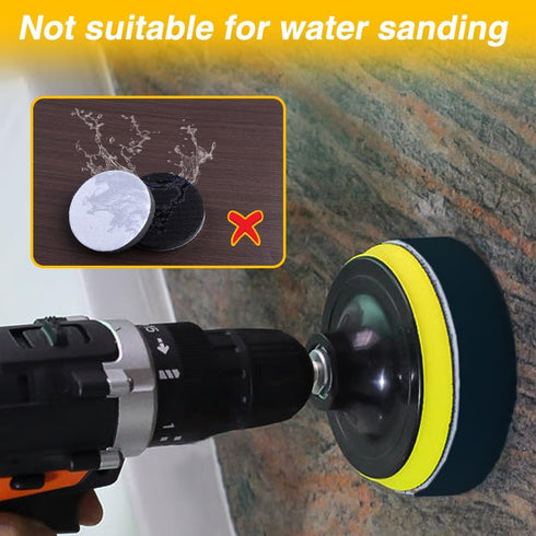 SPEEDWOX 2 Inch Hook and Loop Soft Sponge Cushion Buffer Pad 5 Pack for Sanding and Polishing