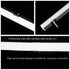 3.28FT Diffuser,6-Pack (3.28FT, 6) THMOOTHER UV Resistance V Shape LED Strip Black Channel Aluminum Profiles