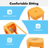 HinLIaDa 5 Pack 18" Plastic Stackable Stools, Plastic Round Stools, Colorful Nesting Stools, Portable Multipurpose