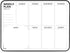 Double Sided Weekly Dry Erase Board with Stand, 16"x12", To-Do List Calendar White Board for Home Office