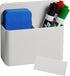 Magnetic Dry Erase Marker Holder, Strong Magnetic Back for Whiteboard and Fridge, School, Office, Home (White)