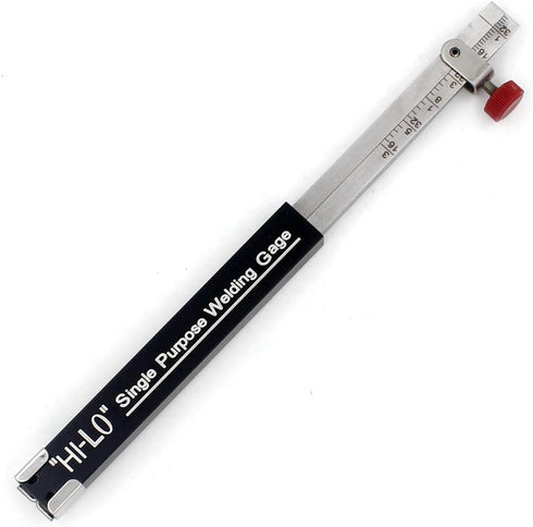 Hi Lo Gauge Hi-Lo Internal Welding Gage, Single Purpose in Inch Stainless Steel