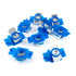 AOIGU 1/4"-20 50PCS, (50) Nylon Strut Channel Cone Nuts - Galvanized Channel Strut Nut with Twist Tab, Compatible