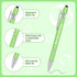 Outus 10 Pieces Funny Seven Days of the Week Pens with Sayings, 1.0 mm Black Ink Office Gifts - Black