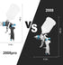 1.4/1.7/2.0//2.5 mm Nozzles HVLP Spray Gun Kits Gravity Feed Air Paint Gun with Spray Paint Gun Automotive with Air