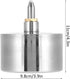 400ml Stainless Steel Alcohol Lamp Burner, Thickened Explosion-Proof Laboratory Chemistry Heating Lamp