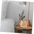 2pcs Mikinona Bamboo Lampshade for Table Lamp Woven Lampshades Rustic Style Small for Hanging
