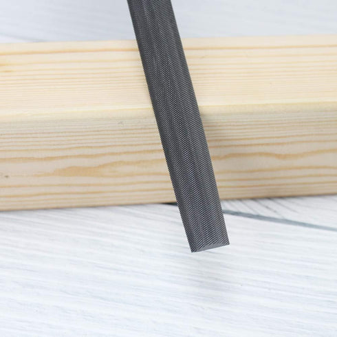 KALIM Half Round Medium Cut File, 6'' Length, High Carbon Steel Hand File for Wood and Metal