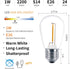 Outdoor String Light Bulbs, 1Watt Shatterproof S14 Replacement Light Bulbs, Vintage Style,E26 Medium Base, 2200K Warm White, 11 Watt Equivalent, 24 Pack by ECOVANIA
