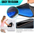 Helishy 1.65inch Tailbone Gel Seat Cushion for Long Sitting - Double Thick Cooling Egg Cushion for Back, Hip, Sciatica
