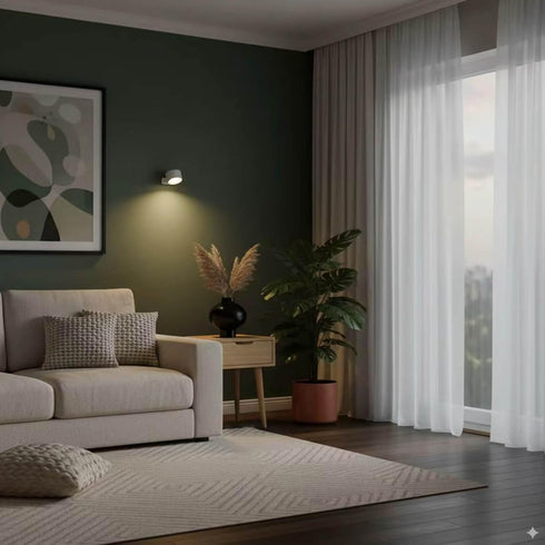 YILAF Lights, Sweden-Inspired Design Wall Mounted Light Rechargeable Magnetic LED Wall Lamp with Soft Glow, Stick-On