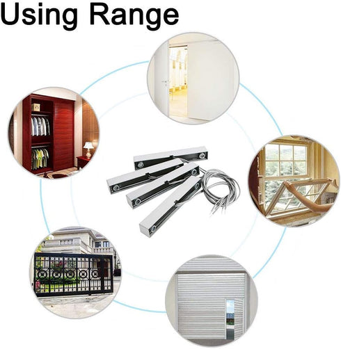 Aoje-Link MC-58 NC Wired Magnetic Switch Door Window Reed Switch Micro Alarm Magnetic Contact Security (4pcs)
