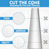 2 Pack Grout Paint Pen Kit - Fast Drying Filler and Sealer for Bathroom, Kitchen Tile Joints