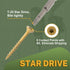 LIONMAX Deck Screws 3-1/2 Inch, #10 x 3-1/2", 100 PCS, Rust Resistant, Outdoor Epoxy Coated Screws