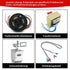 4 30A 250V 5.5mm Situations(1pcs) Way Ceramics Terminal Blocks, High Temp Porcelain Ceramic Connectors with Inlet