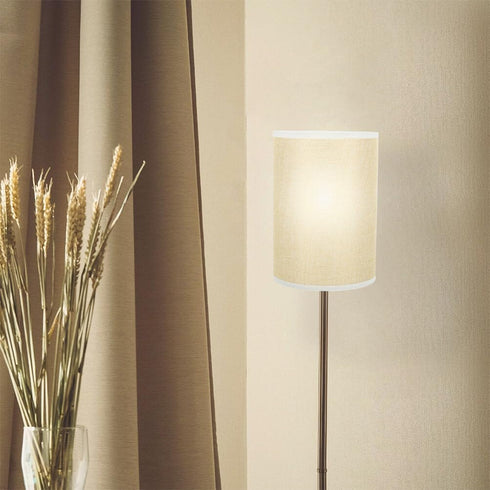 2pcs Luxshiny Linen Lampshade Replacement for Table Floor Lamps Elegant Cover for Home Hotel -Protective Natural Design