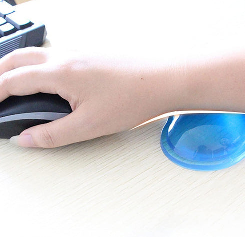 Silicone Mouse Wrist Rest, Heart-Shaped Mouse Pad Cool Hand Cushion for Relieving Pain, Wrist Support for Computer,