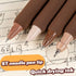 Retractable Quick Dry Ink Pens, Comfortable 0.5mm Fine Point Black Ink Pens for Office and School Supplies