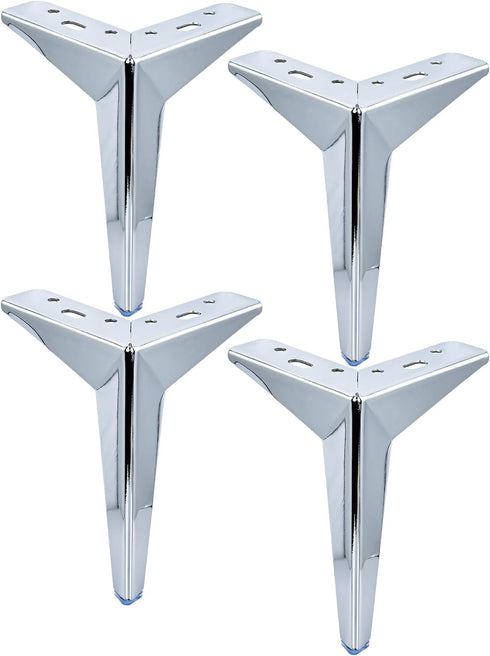 TCHOSUZ 7 Inch / 17cm Metal Furniture Legs, Set of 4 Heavy Duty