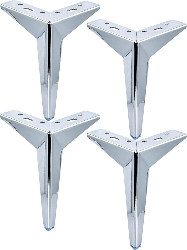 TCHOSUZ 7 Inch / 17cm Metal Furniture Legs, Set of 4 Heavy Duty