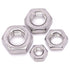 EASTLO 1/4-20 304 18-8, 50 UNC Stainless Steel Thin Hex Nuts Hexagon Jam Nuts, Stainless Steel Full Thread, Coarse
