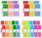 KICNIC 800 Pcs Page Markers Sticky Index Tabs, Fluorescent Pop Up Note Flags for Notebooks and Bookmarks