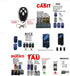 Bkiyougo 433.92 Keychain(2 Universal Duplicator Remote Garage Door Remote, Mhz Remote for Gate, Remote Control Key Fob