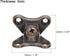 24Pcs uxcell Removable Corner Brace, Metal Butterfly L Brackets Right Angle Support with Screws for Shelves, Cabinets
