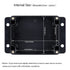 Junction Box IP65 Waterproof Dustproof ABS Plastic Electric Project Enclosure with Fixed Ear, Black, 4.5x3.5x2.2 inch