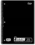 iScholar 3-Subject Wirebound Notebook, 120 Sheets, Wide Ruled, 10.5 x 8-Inches, Cover Color May Vary