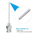 12Pcs PATIKIL 22Ga x 1 Inch Stainless Steel Dispensing Needle Tips, Metal Glue Needle Tube Blunt Tips Luer Lock