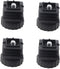 ZHYOHEN 4PCS Black 25x25Mm Square Insertable Furniture Levelers Floor Protectors Used for Fitness