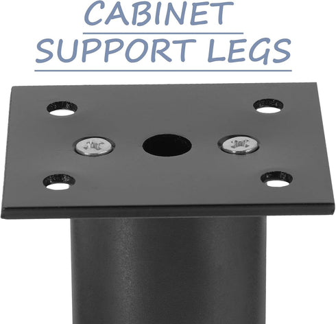 2pcs 5cm Cabilock Adjustable Aluminum Alloy Furniture Legs Heavy Duty Cabinet Support Feet Sofa Table Replacement Legs